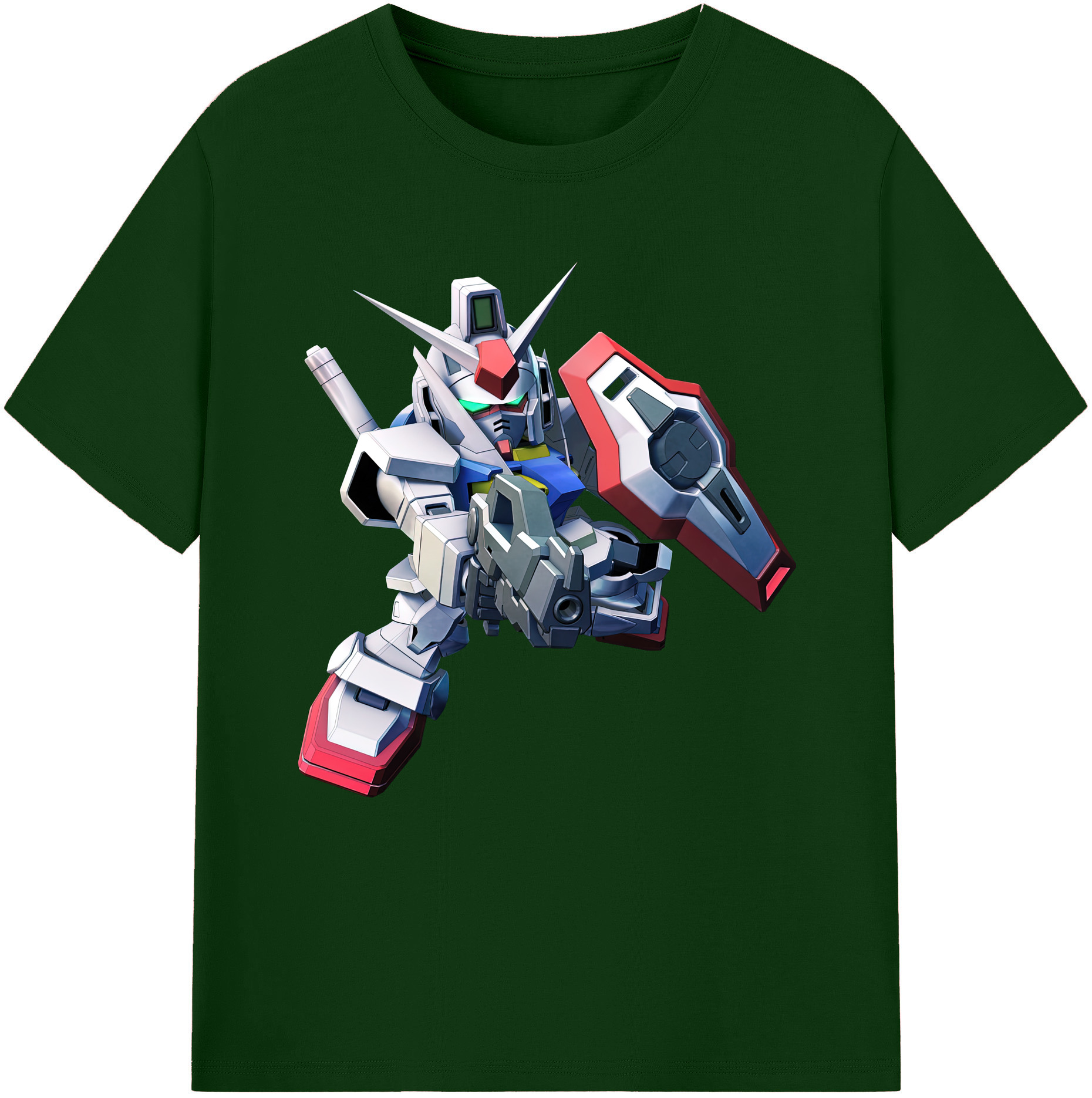 （画像用） 機動戦士ガンダム Mobile Suit Gundam 綿100％半袖Tシャツ（フロントプリント）